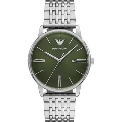 Emporio Armani Heren Horloge - Zilverkleurig