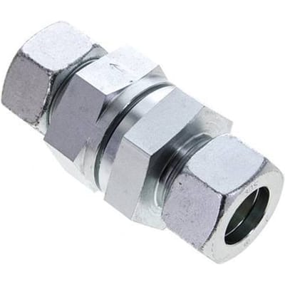 30S (M42x2) Elektrolytisch verzinkt Stalen Terugslagklep Snijring 1-250 bar ISO 8434-1