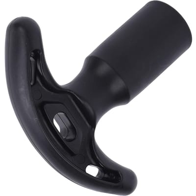 Poignée de Pagaie de Bateau Universelle Antidérapante PP Poignée en T de Pagaie de Bateau pour Pagaie de Canoë Kayak de 1,1 pouce black