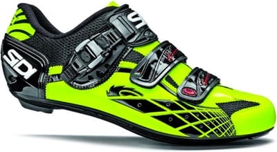 Sidi Laser fietsschoenen - carbon Zwart/geel - maat 39