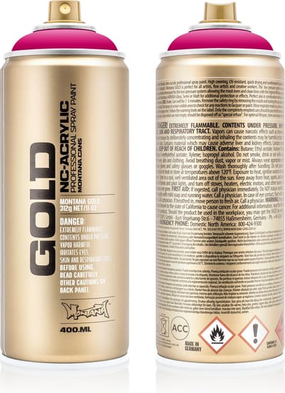 Montana GOLD P3000 100% Magenta spuitbus 400ml