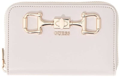 GUESS portemonnee Janie SLG Zip Around Wallet Stone beige