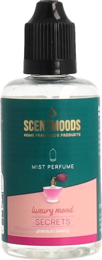 Scentmoods - Secrets Geurolie Voor Aromadiffuser - Geurolie Voor Oliebrander - Navulling Geurbrander - Etherische Olie - Geurverspreiders - Verdamper