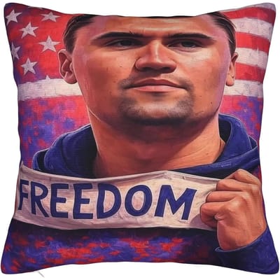 Charlie Kirk R.I.P Kussensloop Vintage Kussenhoes Zachte Kussenslopen voor Bank en Slaapkamer 45x45cm