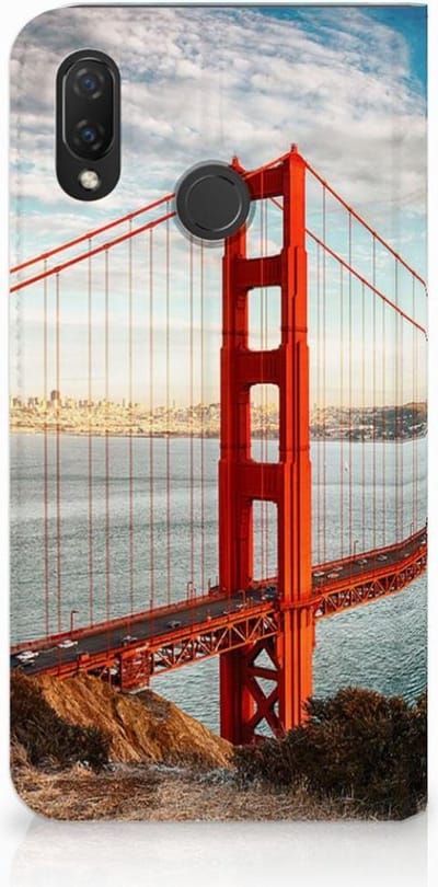 Huawei P Smart Plus Book Cover Golden Gate Bridge