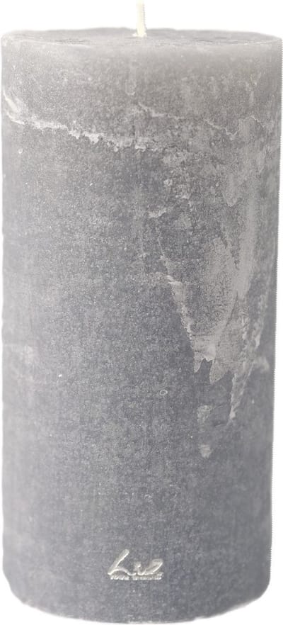 Rasteli Luz Your Senses Kaars-Stompkaars Grijs D 10cm H 20cm