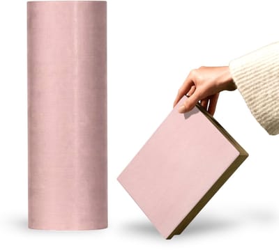 Papierrol Cadeaupapier – Misty Roze – 60cm x 400m – 50gr/m² – Hoogwaardig Inpakpapier – Zacht, Elegant & Recyclebaar – Voor Cadeaus, Retail & Styling