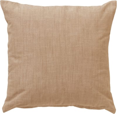 Dutch Decor NATURA - kussenhoes 45x45 cm - 100% biologisch katoen - Tobacco Brown - bruin - met rits - zonder binnenkussen