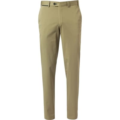 Hiltl Broek Peaker-S Supima Sateen Licht Groen / male