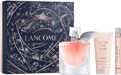 Lancôme La Vie est Belle Geschenkset - Parfum voor Dames - Eau de Parfum 50ml + Eau de Parfum Travel Size 10ml + Bodylotion 50ml - Cadeaupakket voor Vrouwen