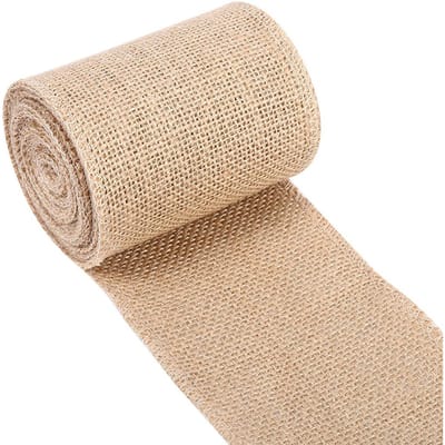 Natuur Hessian Jute Jute Lint Rustieke Tafelloper Knutselen Stoel Huis Bruiloft Feest 15x200cm