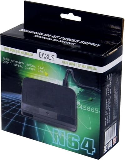 Nintendo 64 [N64] AC Adapter Stroomkabel