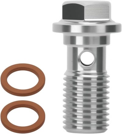 M11 X 1.25 Bout met 23mm, Bout en Schroef Crush Washer Kit voor Auto, Hoge Belastbaarheid en Duurzame Constructie voor Brandstof- en Oliesystemen