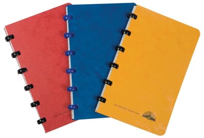 Atoma Classic notitieboekje, ft 10 x 16,5 cm, 120 bladzijden, kartonnen kaft, geassorteerde kleuren 15 stuks