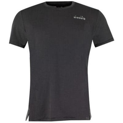 Diadora Easy Tennis Heren Zwart T-Shirt