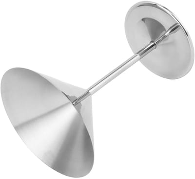 Dailygoods- Martini Glazen Roestvrij Staal - Cocktailglazen - Thermische Isolatie - Corrosiebestendig - Veilig Gebruik - Gesatineerde Afwerking - Cocktailglas