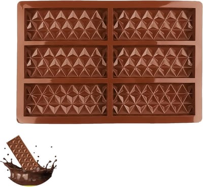 Siliconen Chocoladevorm voor Thuisbakken - Rectangulaire Mould voor Snoep, BPA-vrij en Herbruikbaar voor Zoete Leckernijen