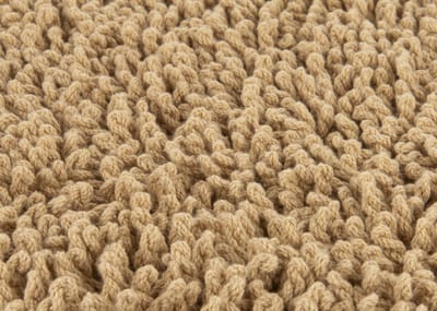 Heckettlane Badmat Fergana - Badkamermat - Bidetmat - Antislip tapijt - 60x60 cm - Beige