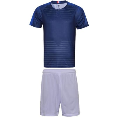 Nouveau matériau à séchage rapide imprimé numériquement, ensemble d'uniforme de Football à manches courtes, maillot de Football imprimé par transfert par Sublimation 3XL