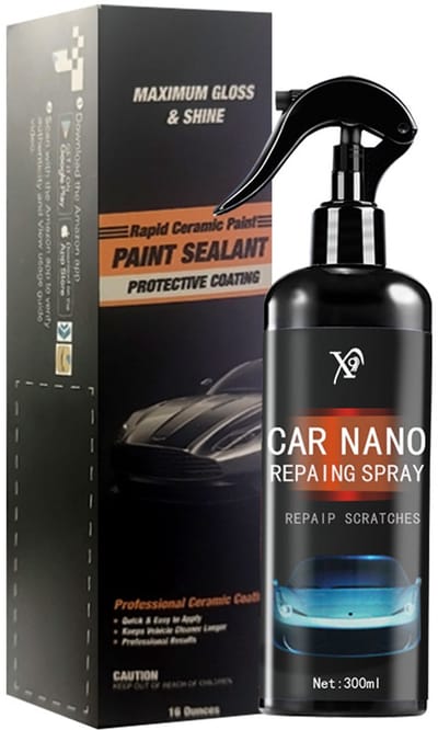 TLVX Car Nano Coating 300ML / Keramische Auto Coating Spray / Car Auto Polish Spray / Polijsten / Grote fles Top Coating Lichte Krassen Verwijderen / Quick Nano-Coating / Auto Wax / Reinigen / Car Cleaning / Vuilafstotend / Langdurige bescherming