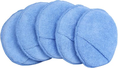Microvezel wax pads - 5 x Wax Applicator Pad - Voor Auto & Motor - Auto Wassen - Auto Accessoires