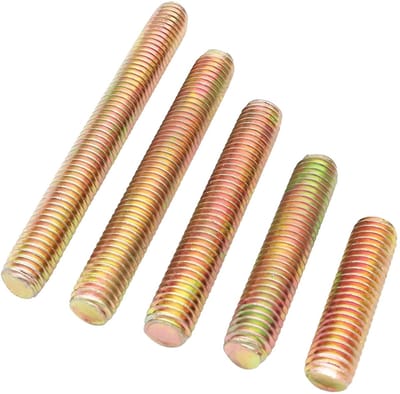 Dailygoods- Draadstang 10 Stuks - M6 x 30 mm - Volledige Schroefdraad - Schroefdraadstangen - Hoogwaardige Materialen - Stabiliteit en Duurzaamheid - Schroefdraadstang