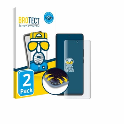 BROTECT - Screenprotector voor iiiF150 Action 15 Pro - Folie Beschermfolie matte volledig dekking 2 Stuks