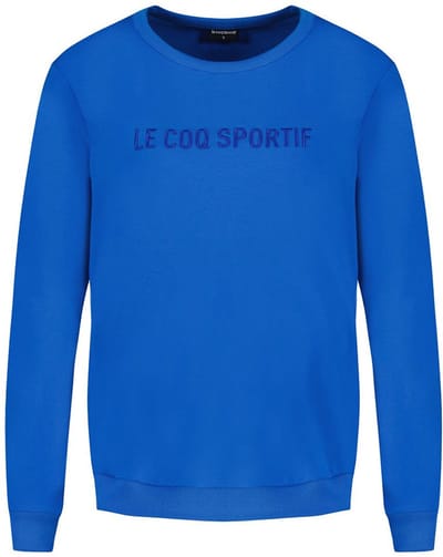 Le Coq Sportif 2320634 Saison N°1 T-shirt Met Lange Mouwen Blauw XS Vrouw