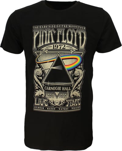 Pink Floyd Carnegie Hall Band T-Shirt - Officiële Merchandise - S