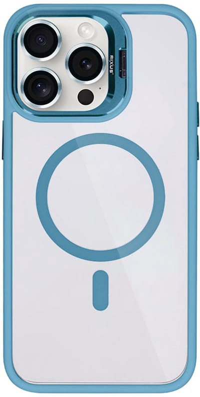 Rixus Classic 03 Case With MagSafe For Apple iPhone 14 Pro Max Light Blue