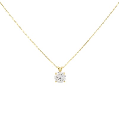 Di Lusso 14K Gouden HANGER – 1.00 ct Lab Grown Diamant