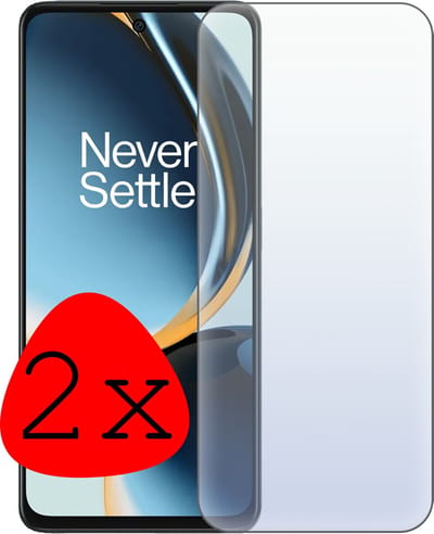 Screenprotector - 2 Stuks Geschikt voor OnePlus Nord CE 3 Lite - Extra Sterk - Beschermglas - Gehard Glas - Tempered Glass - Screen Protector