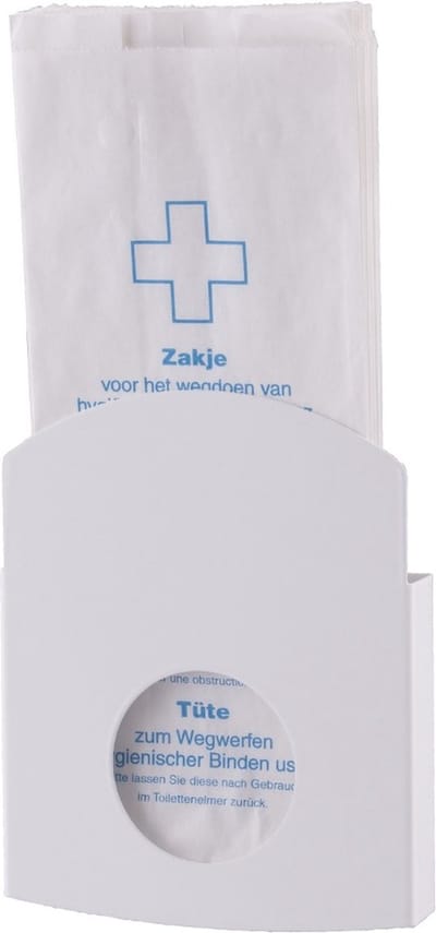 Dutch Bins hygiënezakjeshouder wit