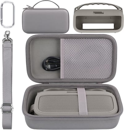 Duurzame Hard Travel Case en Siliconen Bescherming voor Portable Bluetooth Speaker - Ideaal voor Bose SoundLink Flex (2e Generatie)