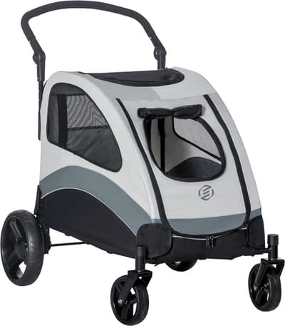 Equivera Hondenbuggy - Honden Buggy - Hondenbuggy's - Hondenbuggy All Terrain - Hondenbuggy Comfort - Hondenwagen - Kinderwagen voor Hond - Kinderwagen voor Honden