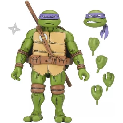 NECA Teenage Mutant Ninja Turtles X Usagi Yojimbo Donatello Ulimate 7 Inch Scale Action Figure