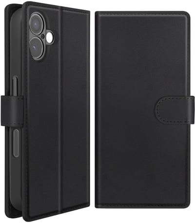 Mayaxess, Hoesje geschikt voor iPhone 17 - 2-in-1 Wallet met Afneembare Case, Zwart
