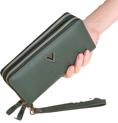 Dames Portemonnee - Portefeuille dames – Beurs – Immitatieleer - Bankpashouder - Card holder - Card wallet - LOUZIR