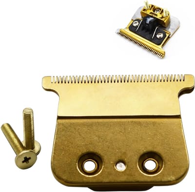 Reservemessenset Tondeuse - Vervangende Mesjes - Haar Trimmen - Nul-Overlap Instelbaar - 42 cm - Goud