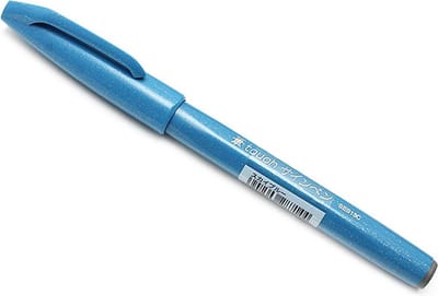 Pentel Brush Sign SES15C Lichtblauw