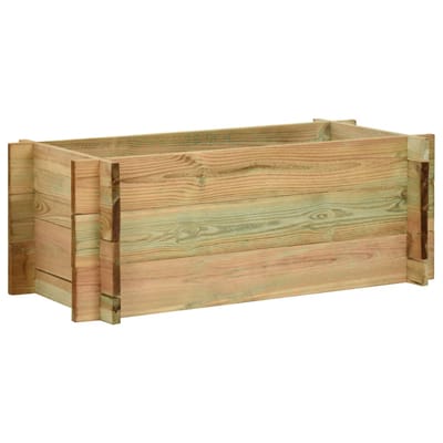 vidaXL - Plantenbak - 80 - cm - geïmpregneerd - grenenhout