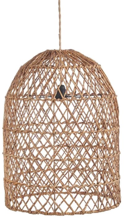 PS-Collection Hanglampenkap - Bananenblad - Naturel - 21×20×20 cm - hanglampen eetkamer, hanglamp zwart, hanglampen woonkamer, hanglamp slaapkamer, hanglamp rotan, hanglamp hout, hanglamp industrieel