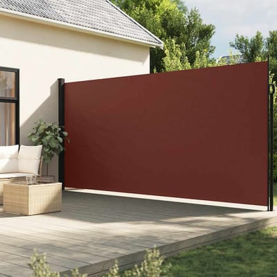 vidaXL - Windscherm - uittrekbaar - 220x600 - cm - bruin