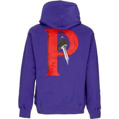 Herenhoodie Crime Hoodie Violet