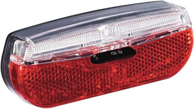 Fietsverlichting Achterlicht Batterij Geaard Zwart 2 x AA