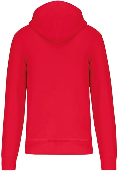 Kariban Ecologische herensweater met capuchon en ritssluiting K4030 - Red - 3XL