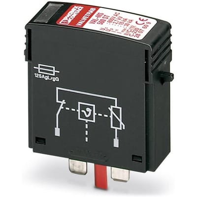 Phoenix Contact 2807609 VAL-MS 500 ST Insteekbare overspanningsafleider Set van 10 stuks Overspanningsbeveiliging voor: Verdeelkast 15 kA 10 stuk(s)