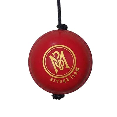 Synthetische Cricket Ballen - Oefenbal Hangend - Hand-Oog Coördinatie Trainen - Duurzaam Synthetisch Materiaal - 156g - Rood
