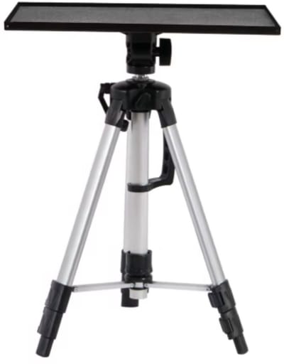 Beamerstandaard Tavien - Projector statief - Projectorstandaard met dienblad - Voor Beamer, Laptop of Presentaties - In Hoogte Verstelbaar en opvouwbaar