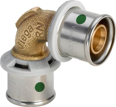 Viega Sanfix Fosta Sanfix P-bocht 90 graden, d 50mm roodkoper Modell 2116, 566241